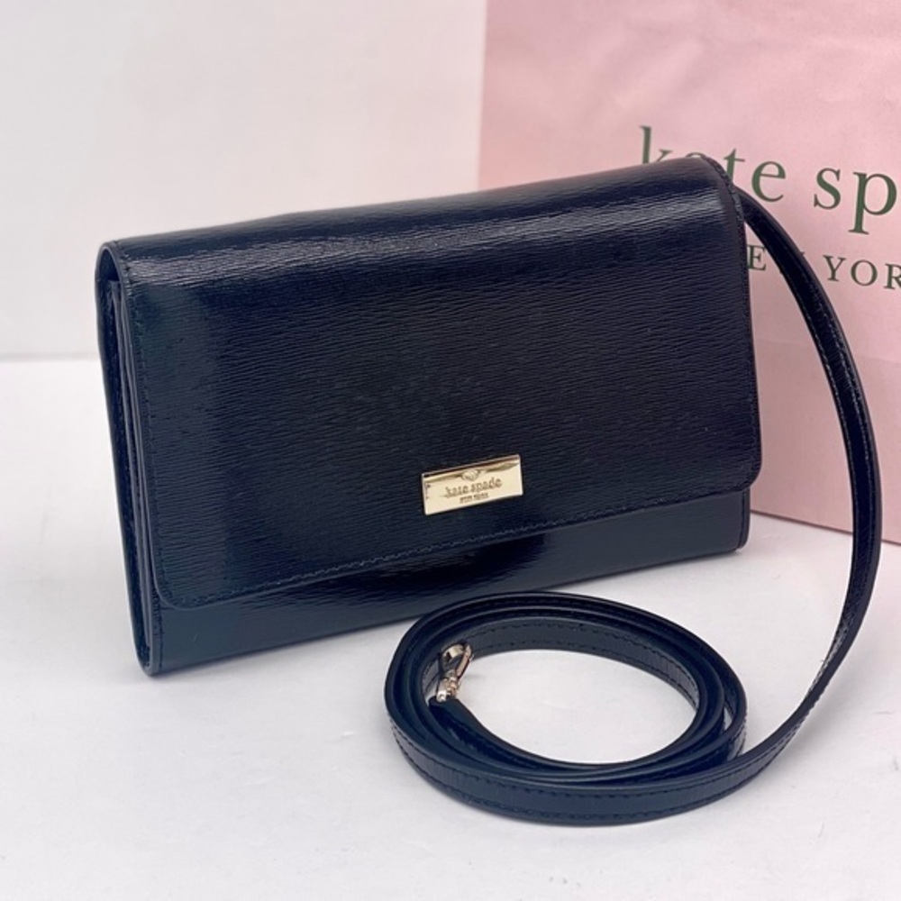 Kate Spade Sleek Black Crossbody Bag